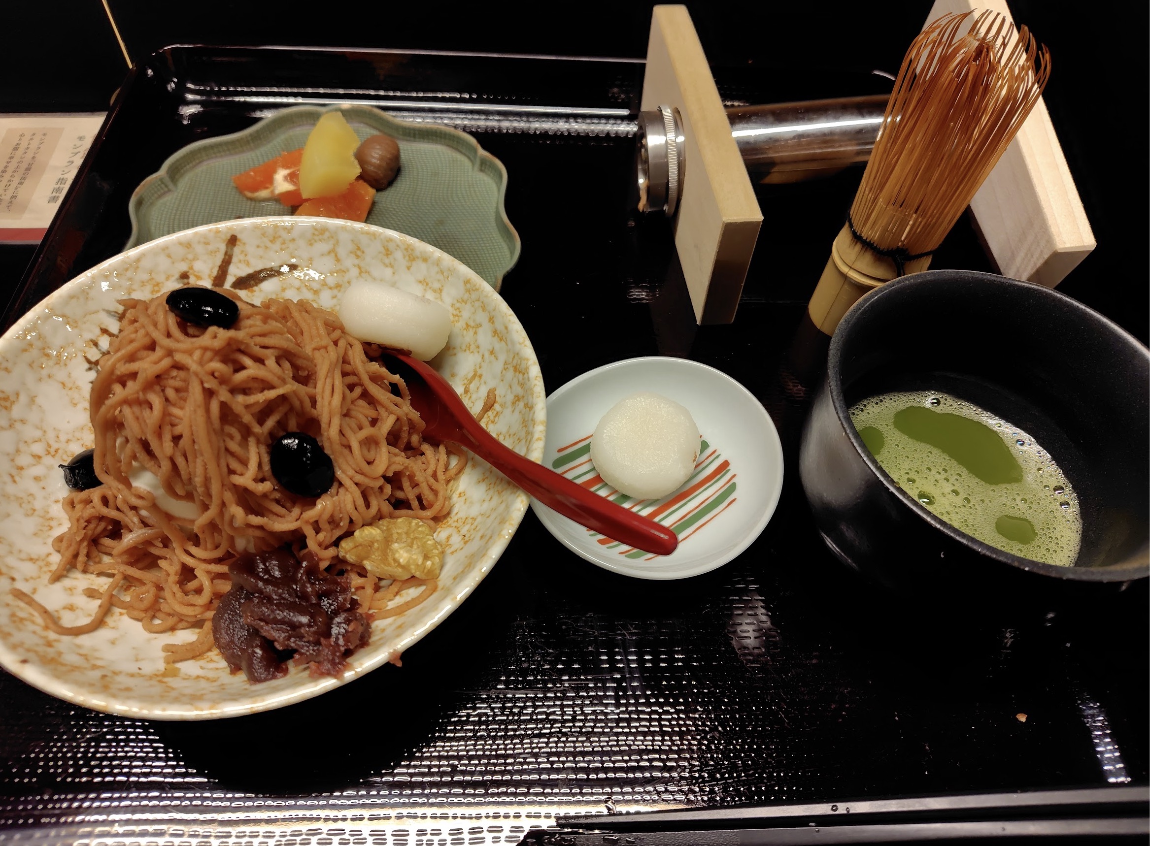自作のモンブラン